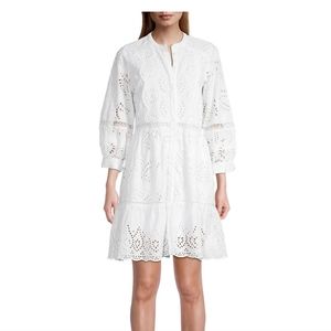 Kobi Halperin Heiley Eyelet white casual dress size M